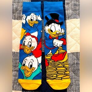 DISNEY Scrooge McDuck and Huey, Dewey and Louie Socks - Never Worn